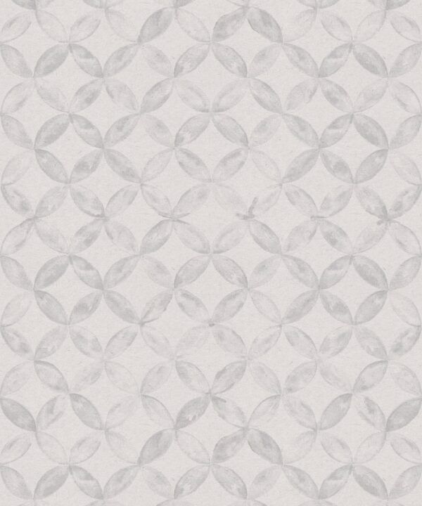 Petales Deux Wallpaper • Grey White • Swatch