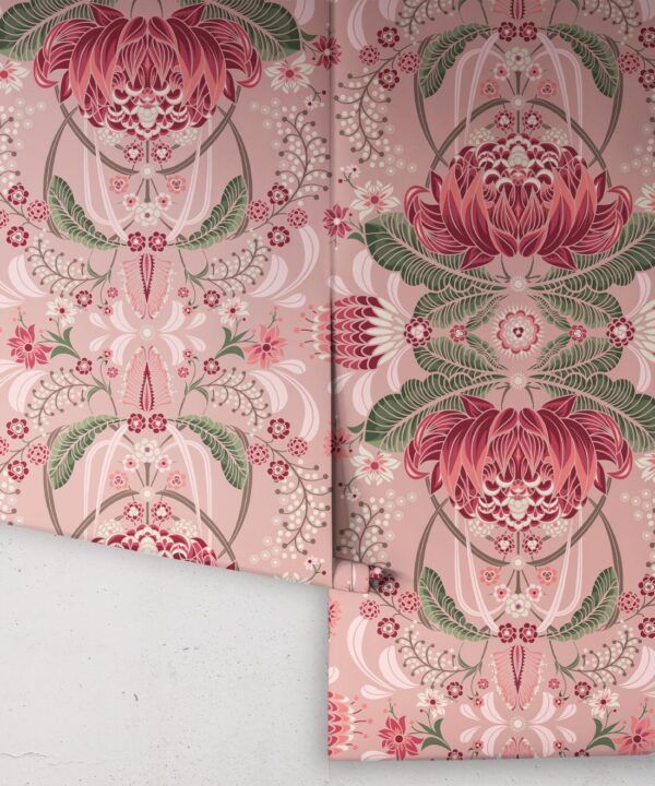 Bush Beauty Wallpaper • Pink • Rolls