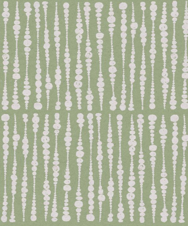 Cercles Wallpaper • Snow Green • Swatch