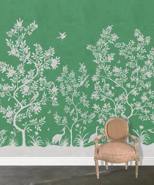 Grandiflora Mural • Vert • Insitu