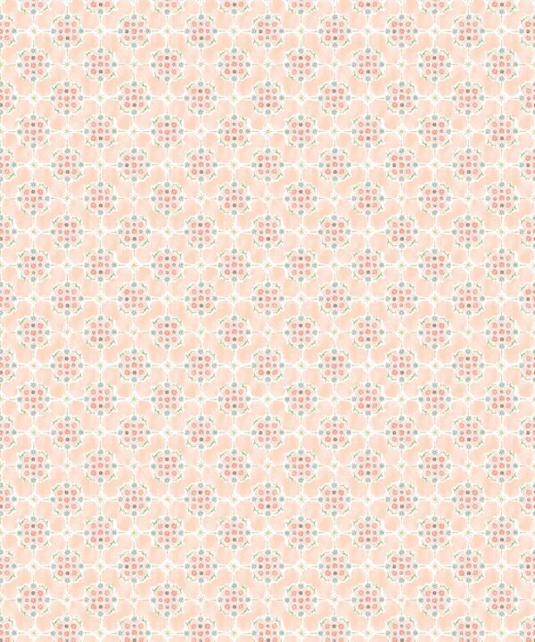 Whimsical Wallpaper • Apricot • Swatch
