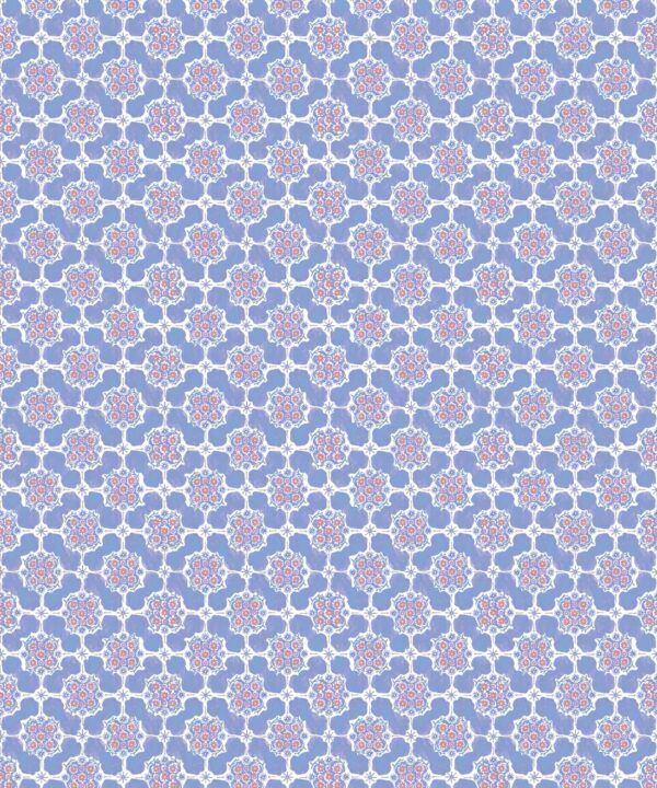 Whimsical Wallpaper • Purple Blue • Swatch