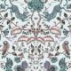 Playful Tiger Wallpaper • Ice • Swatch