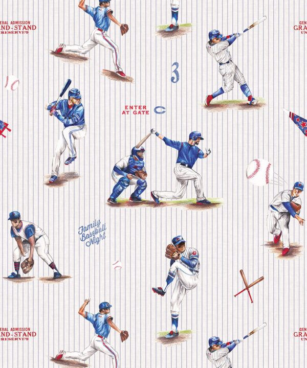 Baseball Wallpaper • Bears • Swatch