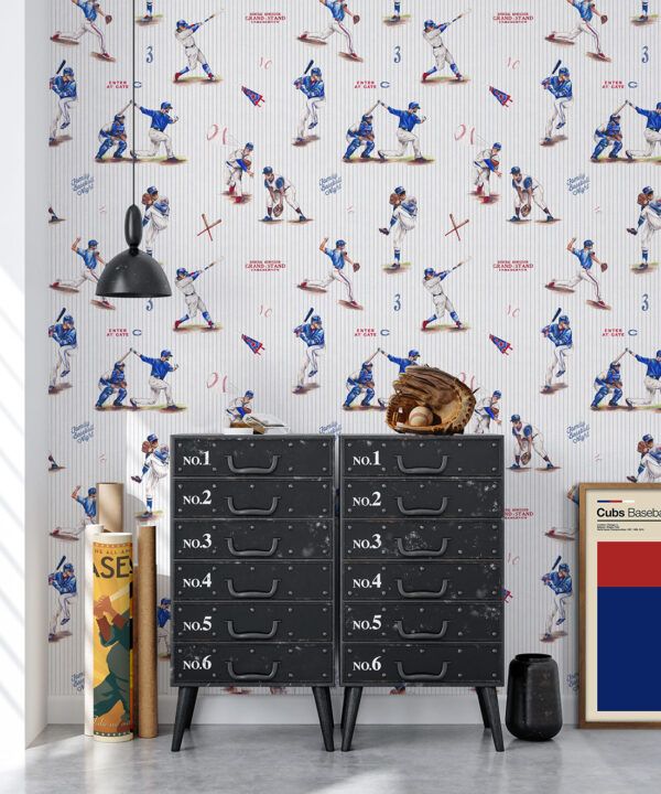 Baseball Wallpaper • Bears • Bedroom