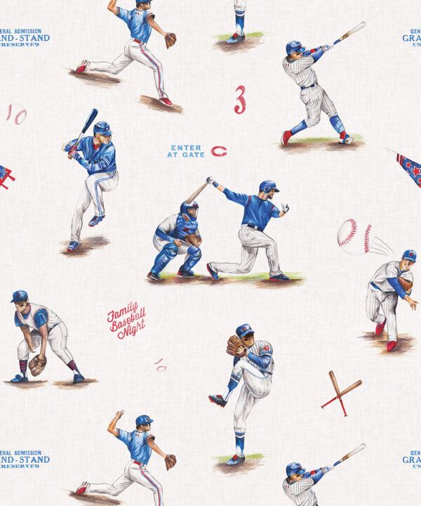 Baseball Wallpaper • Strangers • Swatch