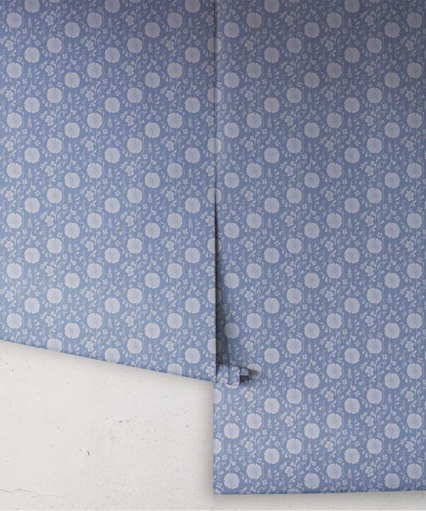 In The Bloom Collection - Wallpaper Republic - Meadow Dreams Wallpaper - Colorway: Blue Grey - Rolls