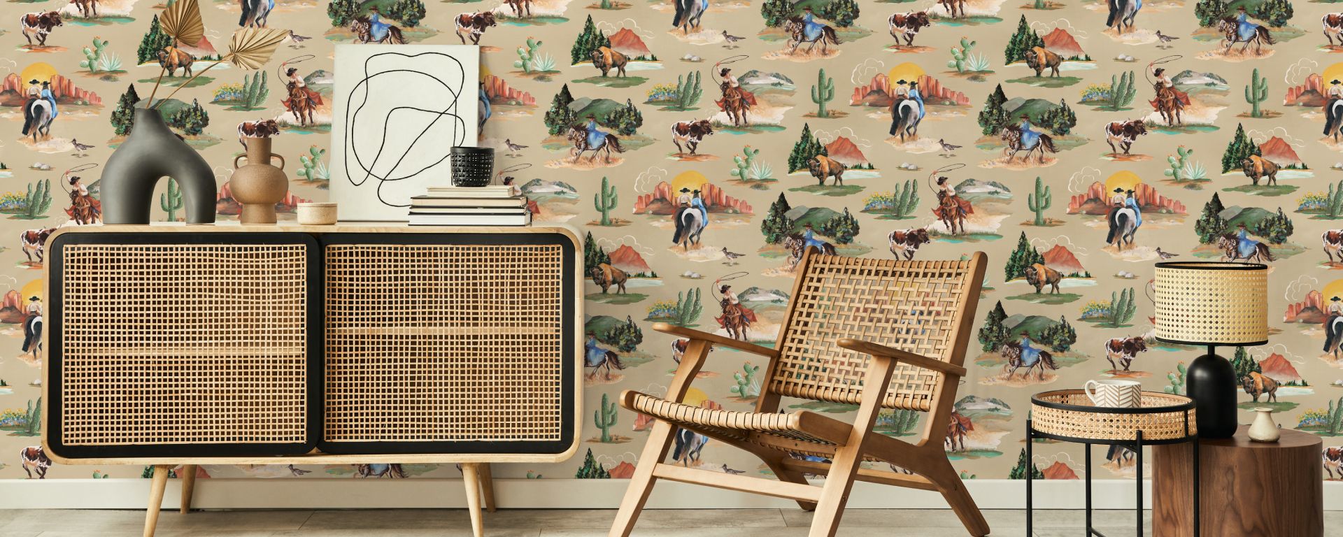 Frontier Wallpaper -Western Collection -Milton & King Collection