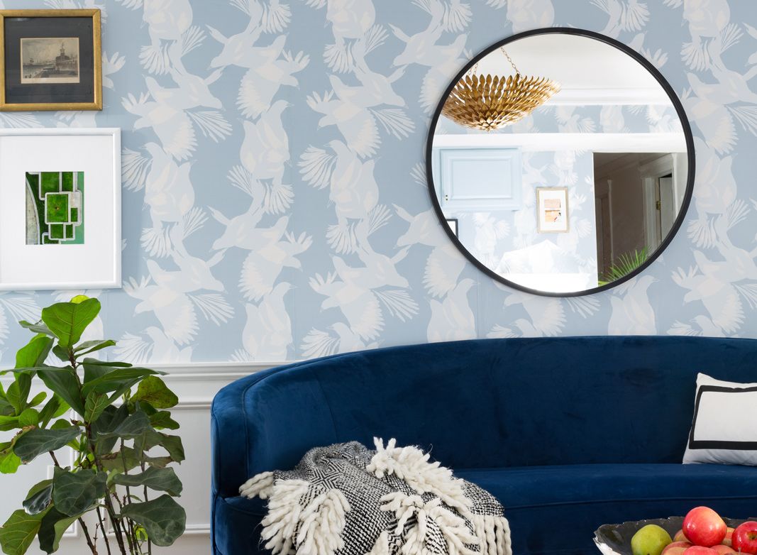 Transform Your Space: The Timeless Elegance of Blue Wallpaper Blog - Magpie Landscape Hero