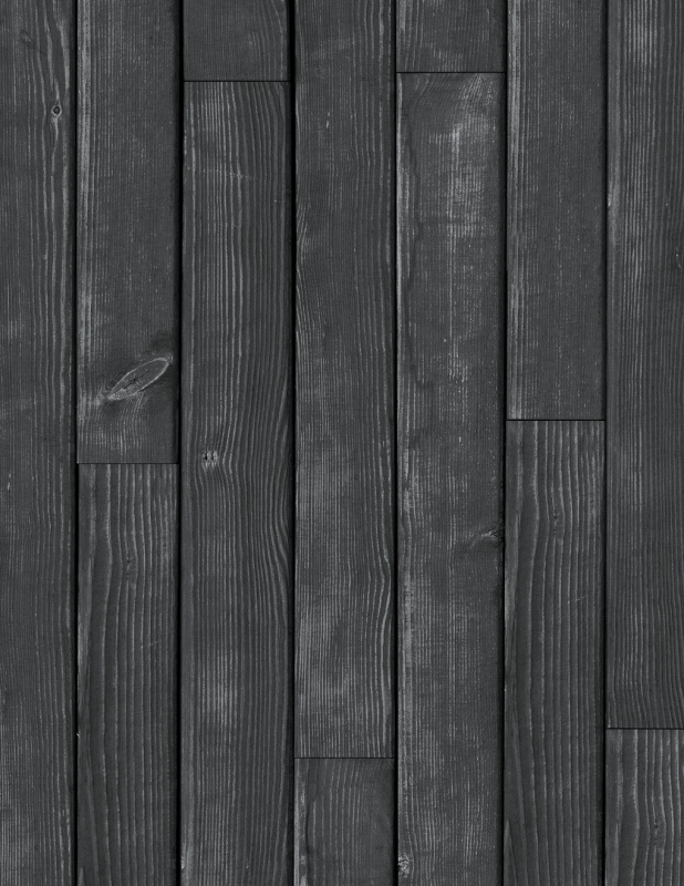 Black Wooden Boards Column Swatch