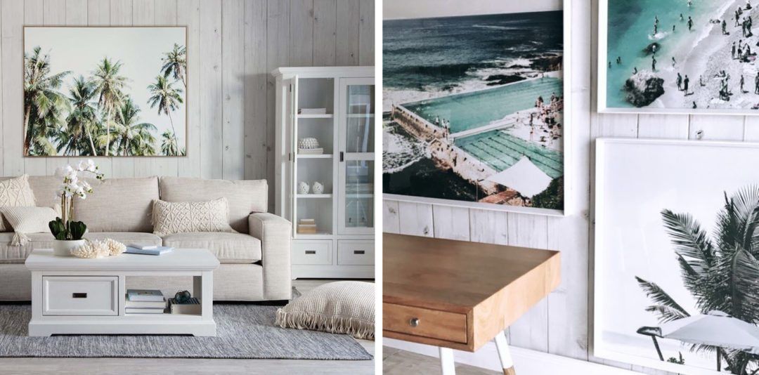 faux timber wallpaper called Whitewashed Timber by Milton & King perfect for a beach or coastal design