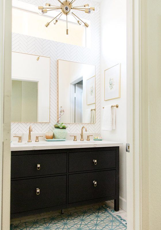 Guest Bathroom Remodel (Reblog) | The Paper Mill | Milton & King