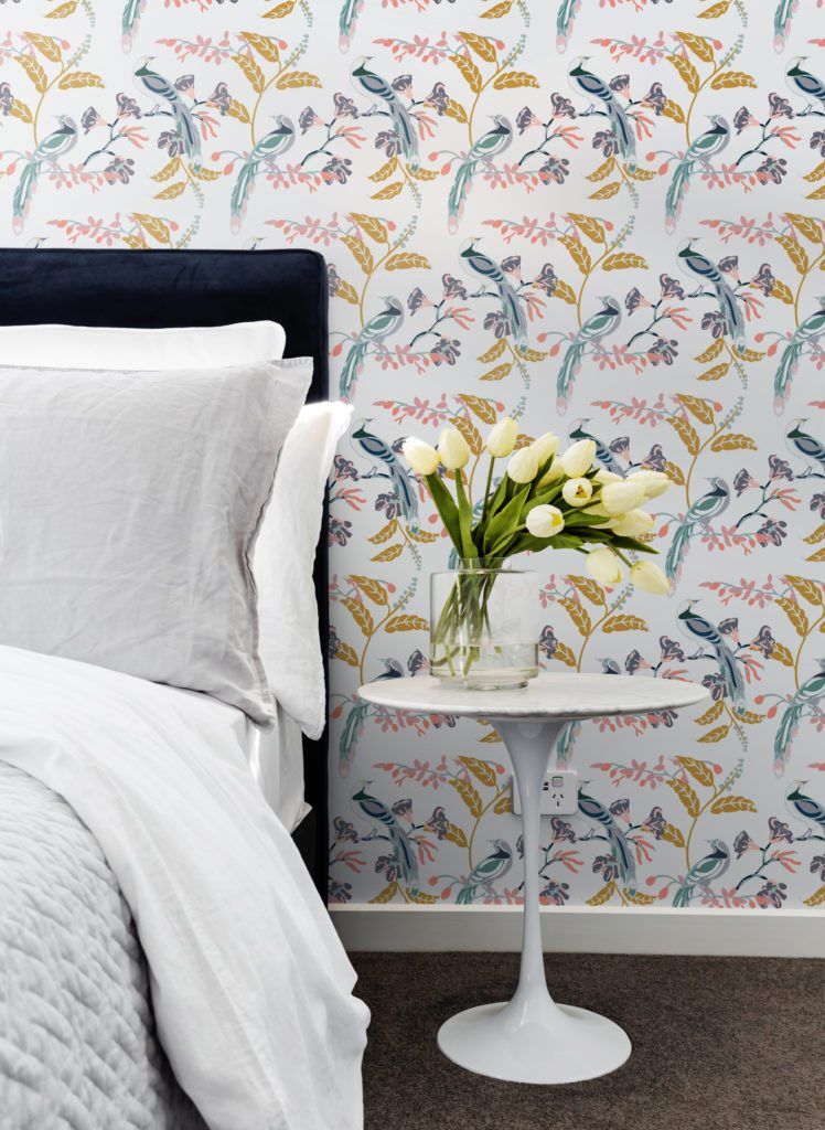 Birds of paradise Wallpaper designed by Teresa Chan from Milton & King