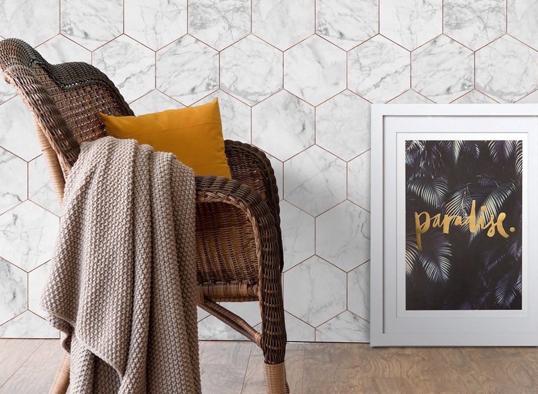 Marble & Copper Tiles
