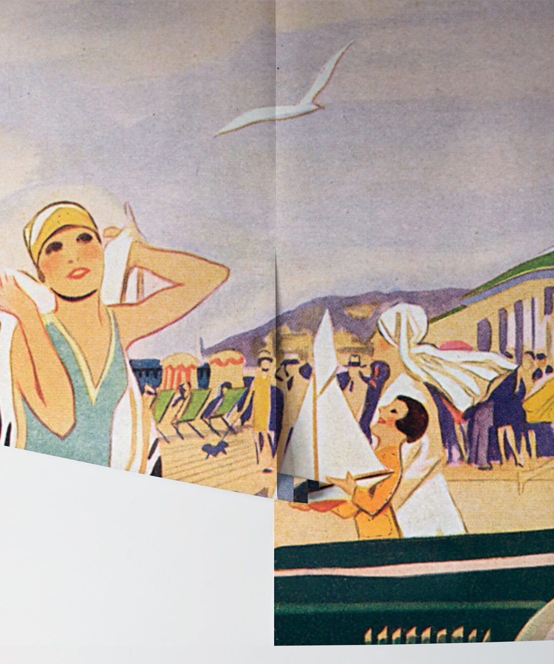 French Riviera Mural