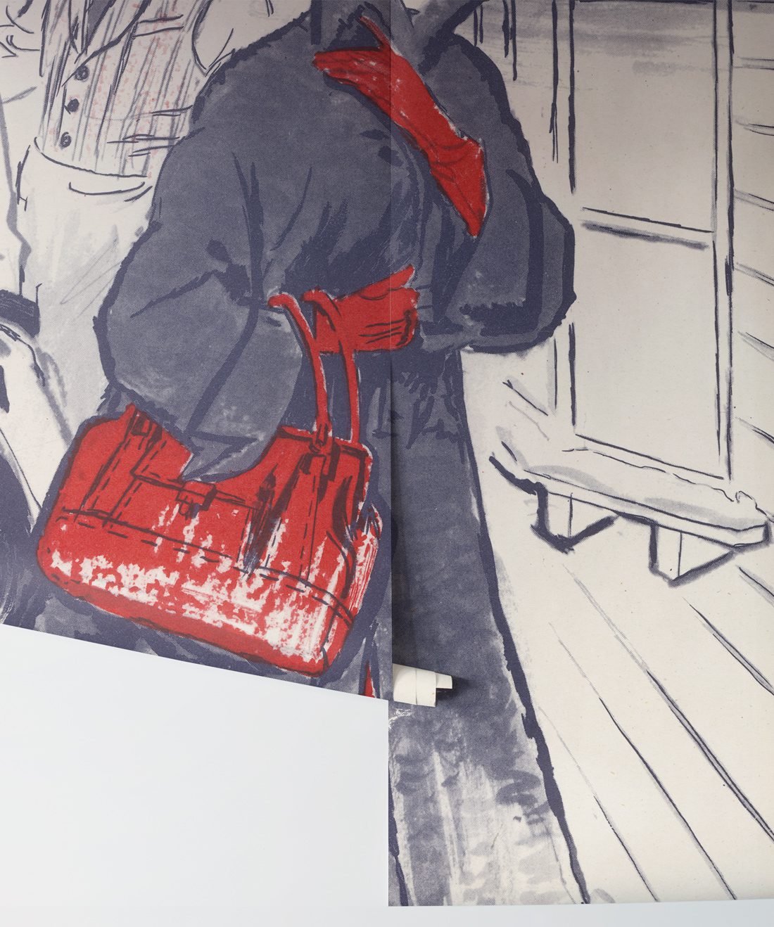 In vouge isa reto illustrated mural