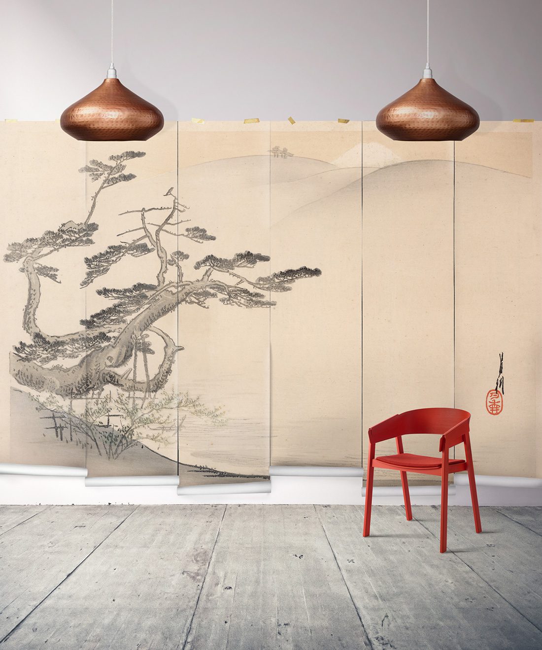 Erstwhile - Japanese Hillside Mural