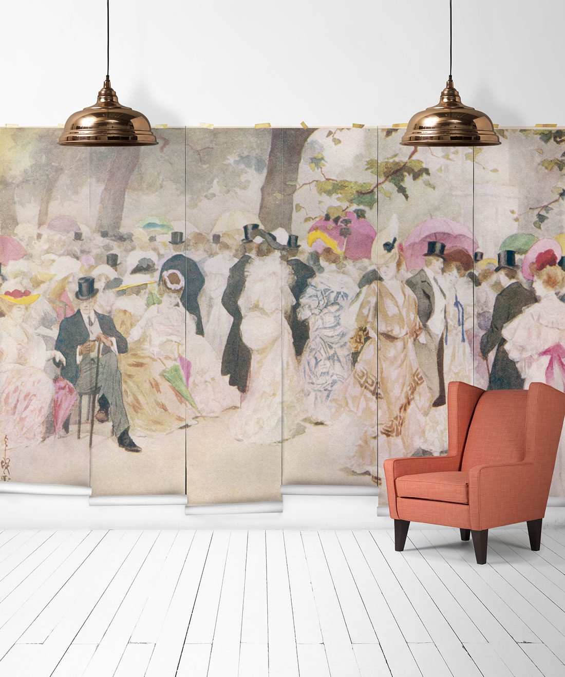 A Jovial Afternoon is a glamorous mural
