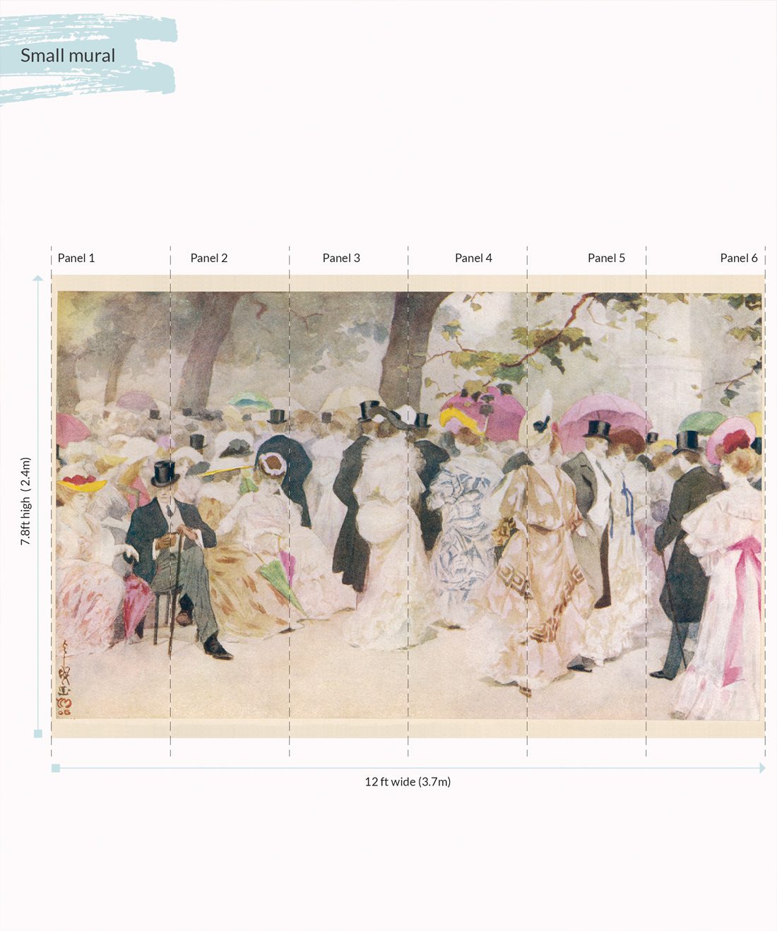A Jovial Afternoon is a glamorous mural