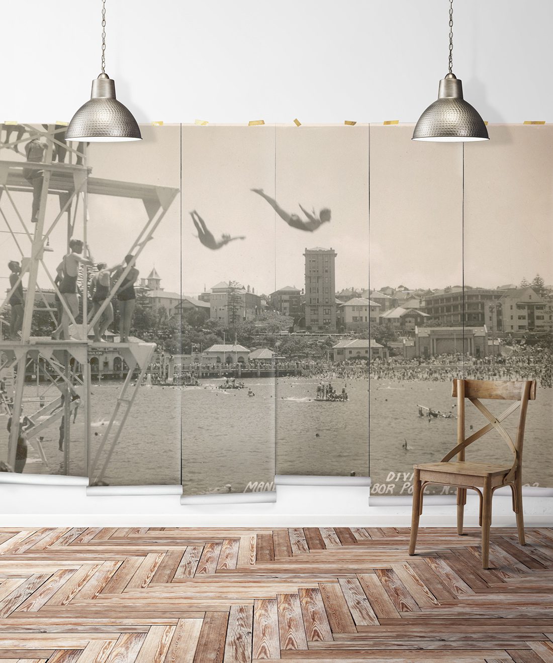 Manly High Dive is an Australian wall mural