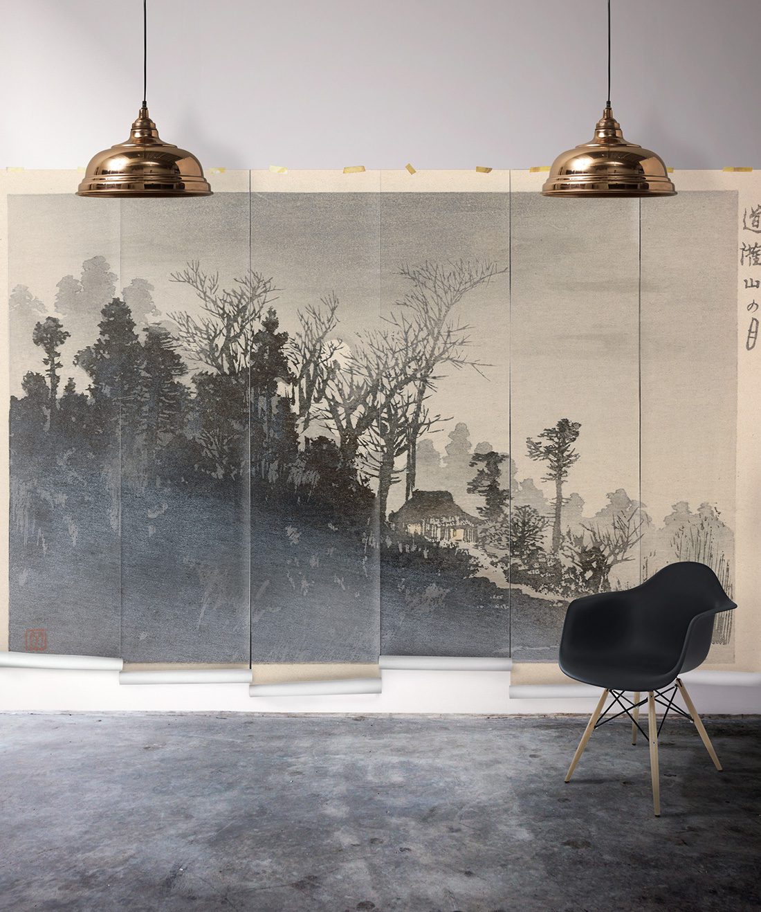 Mt Tsukuba Mist is a Japanese Wall Mural