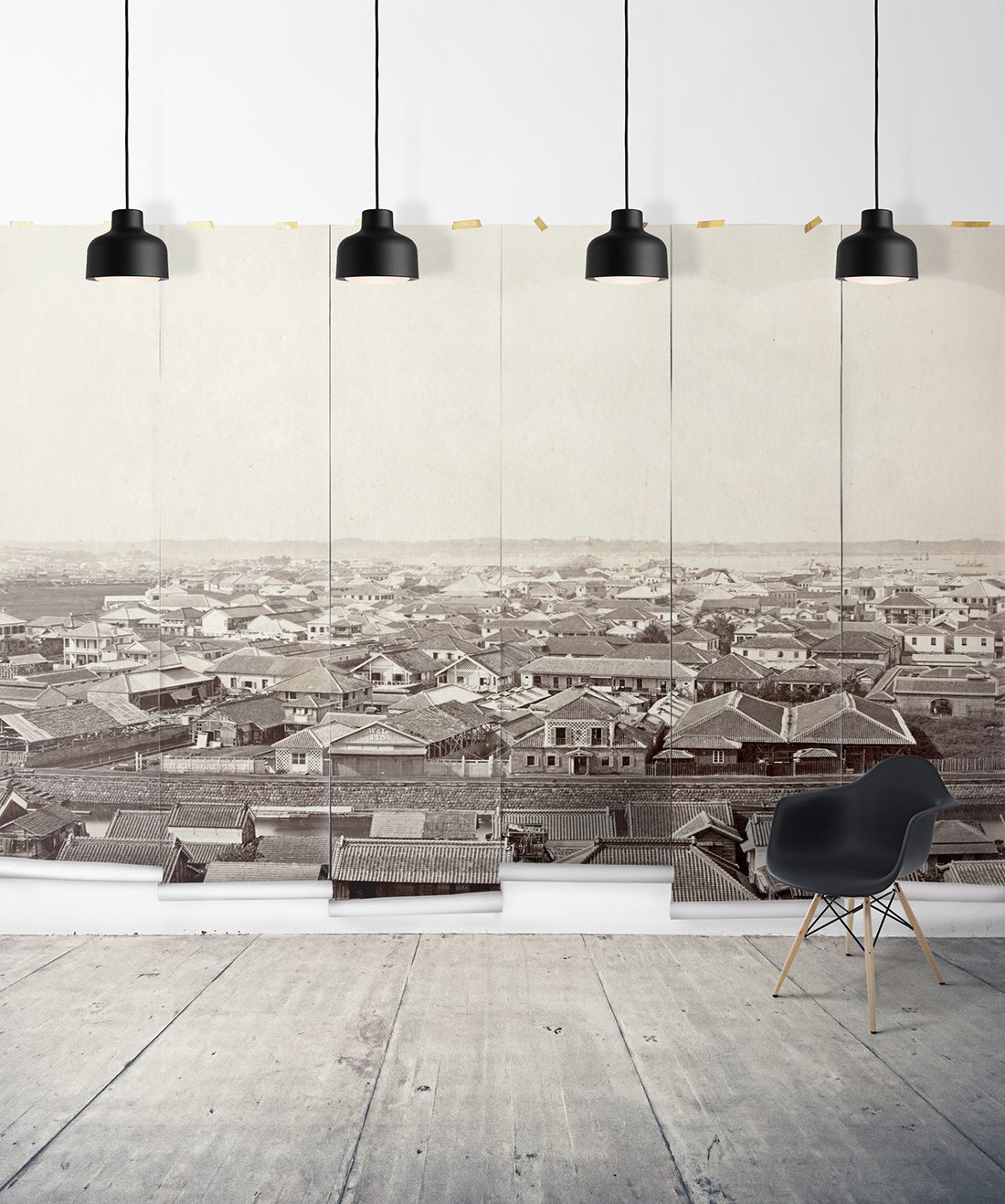 Wilkie & Laufenbee is a vintage town Mural