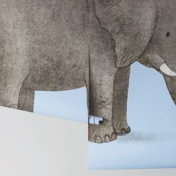 Jumbo Bubble Gum is a Elephant kids wall mural