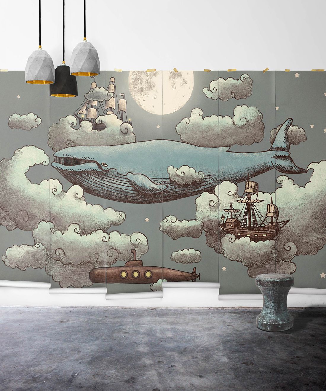 Ocean Meets Sky Mural