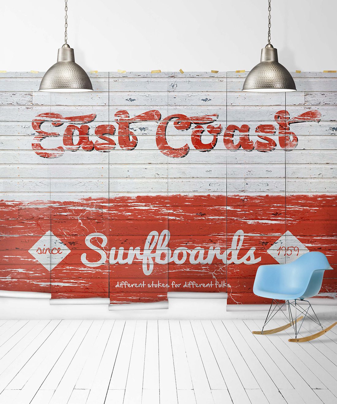 Surfboard Mural