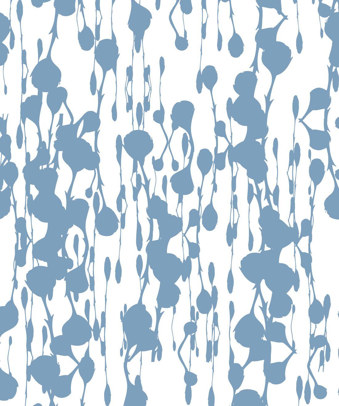 Floss Delight Wallpaper Pale Blue