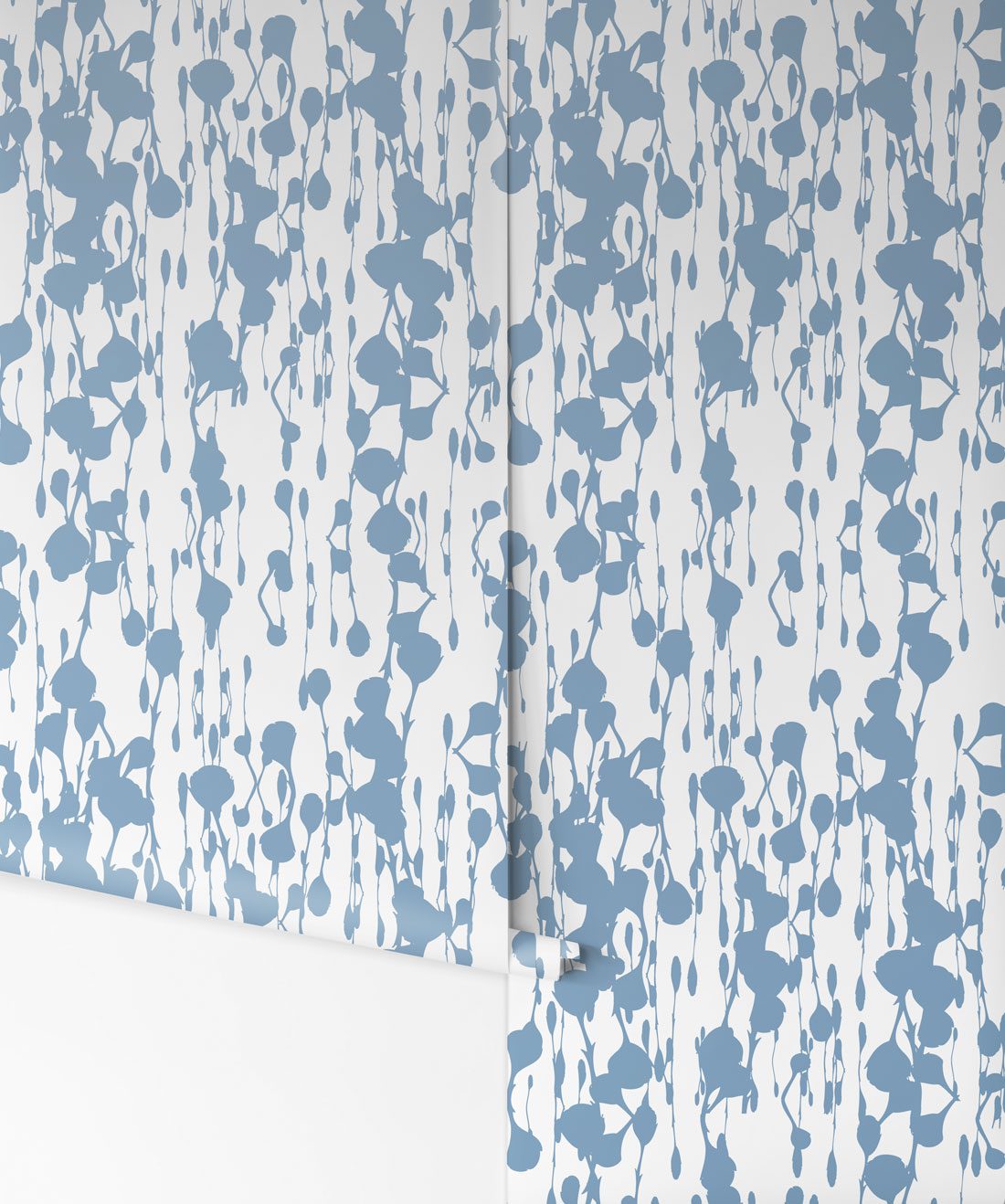 Floss Delight Wallpaper Pale Blue