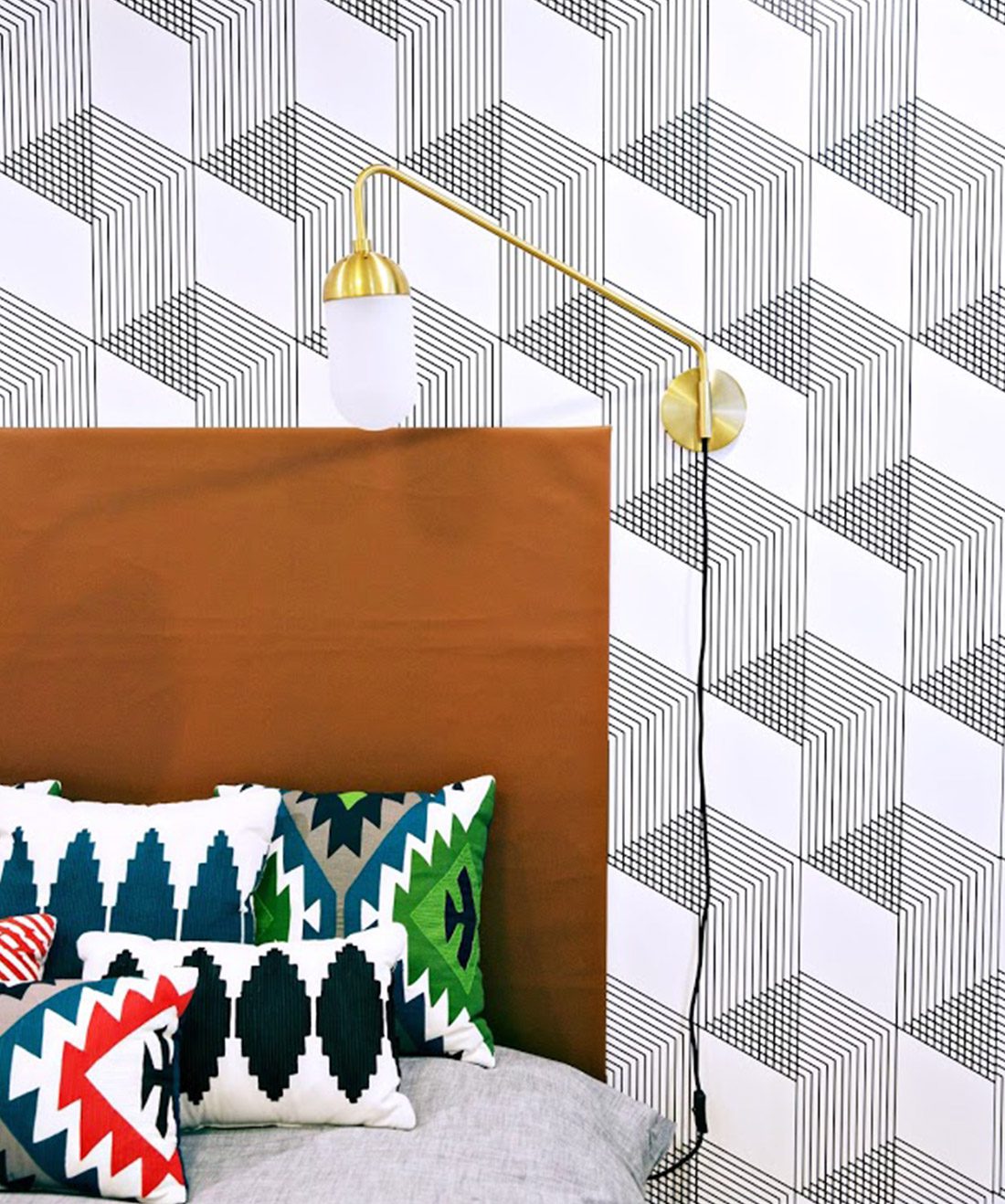 Origami Wallpaper Black