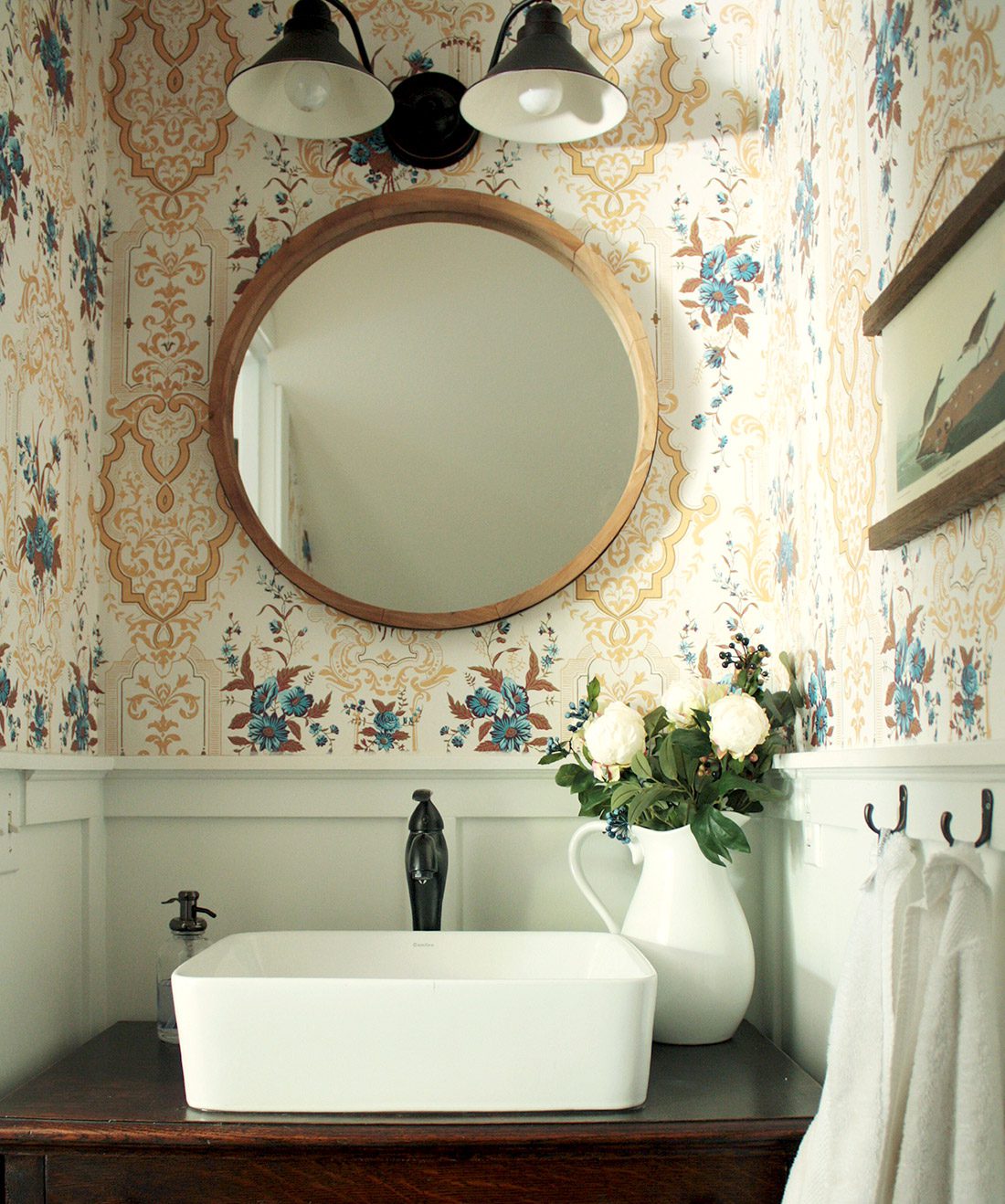 Chevallier design in a neutral bathroom sink