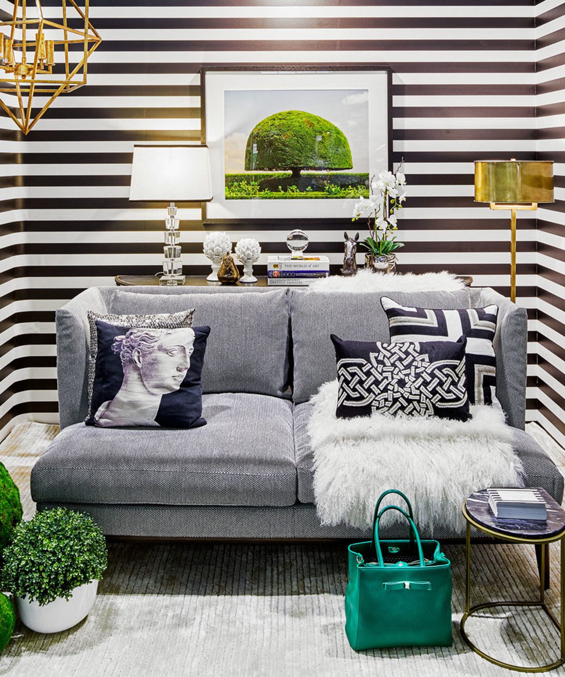Black & White Stripe