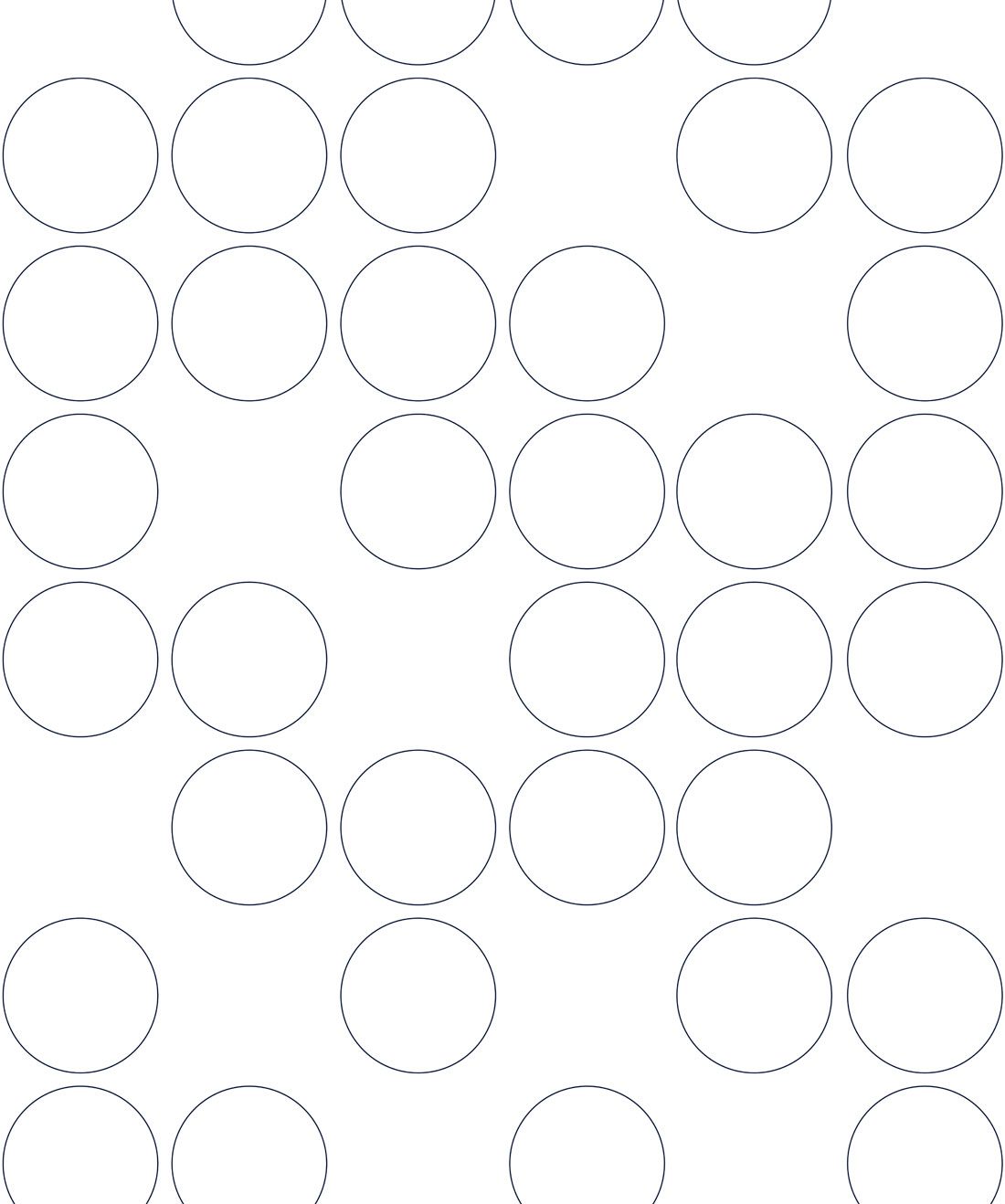Connect Four Grey Outline