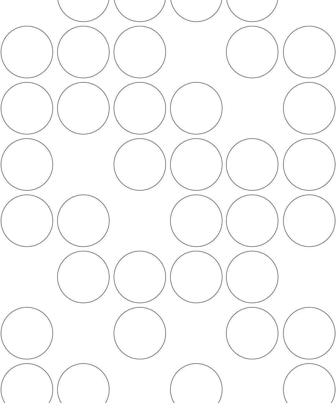 Connect Four Grey Outline