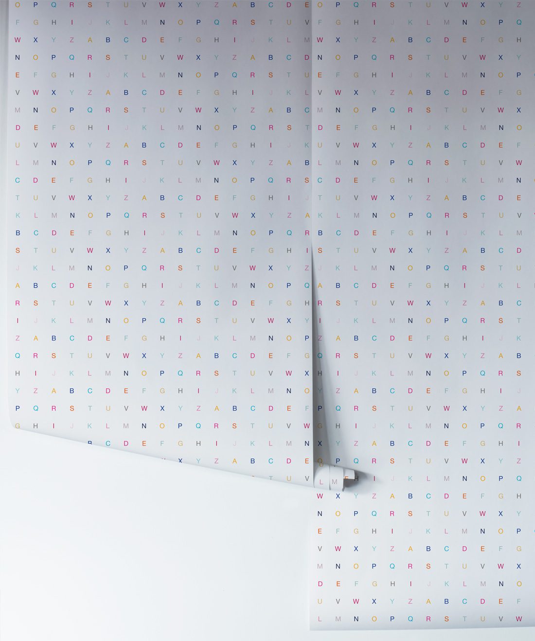 Phonetics is a typographic alphabet wallpaper