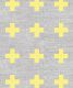 Swiss Linen Yellow is a textural gray wallpaper