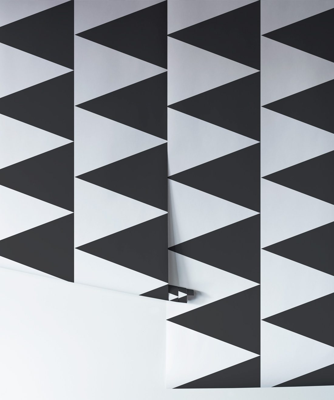 Terminal - Black is a bold triangle wallpaper