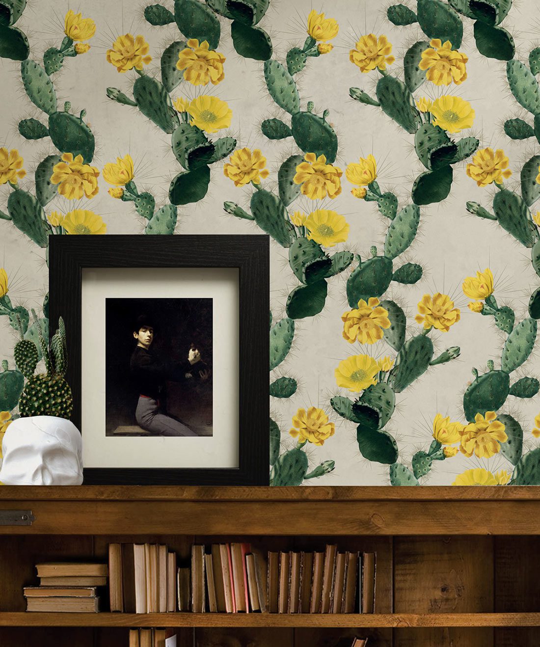 Cactus Wallpaper Yellow Day