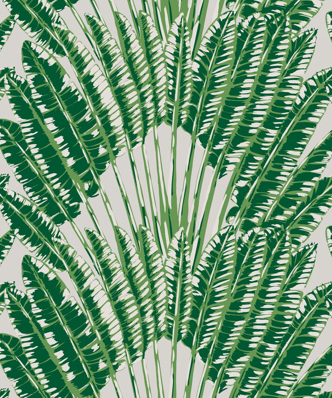 Feather Palm Wallpaper • BIG Bold Leaf • Milton & King