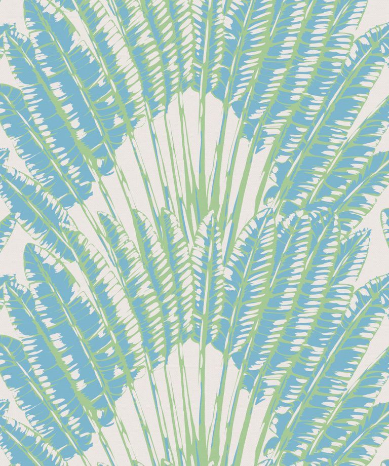 Feather Palm Wallpaper • BIG Bold Leaf • Milton & King