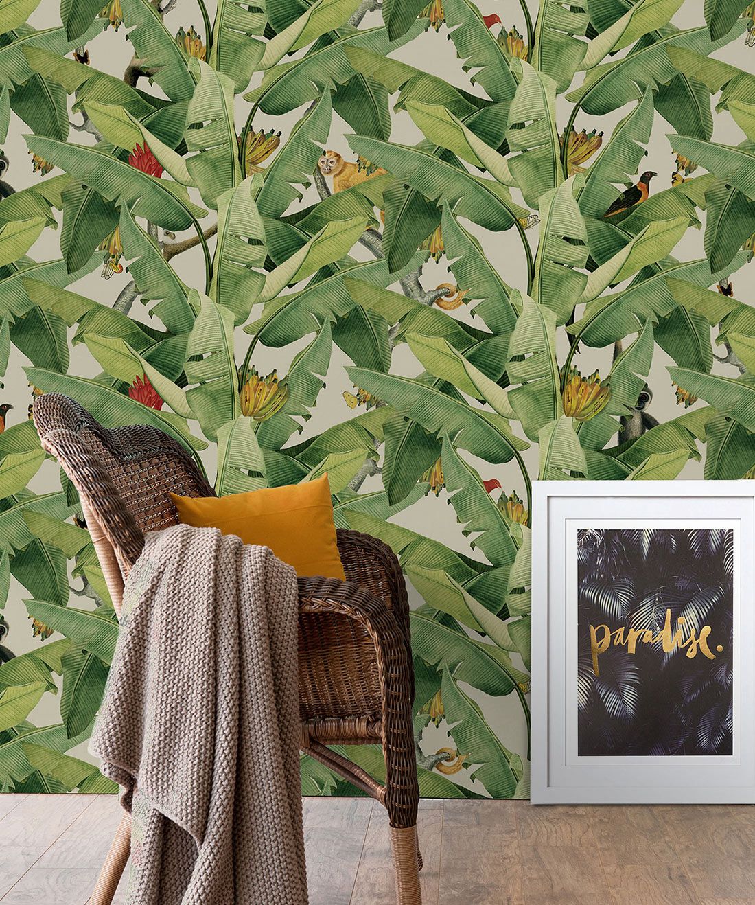 Jungle Fever • Banana Leaf Wallpaper • Milton & King