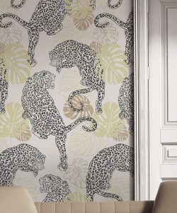 Leopard, Stunning Art Deco Inspired Wallpaper • Milton & King