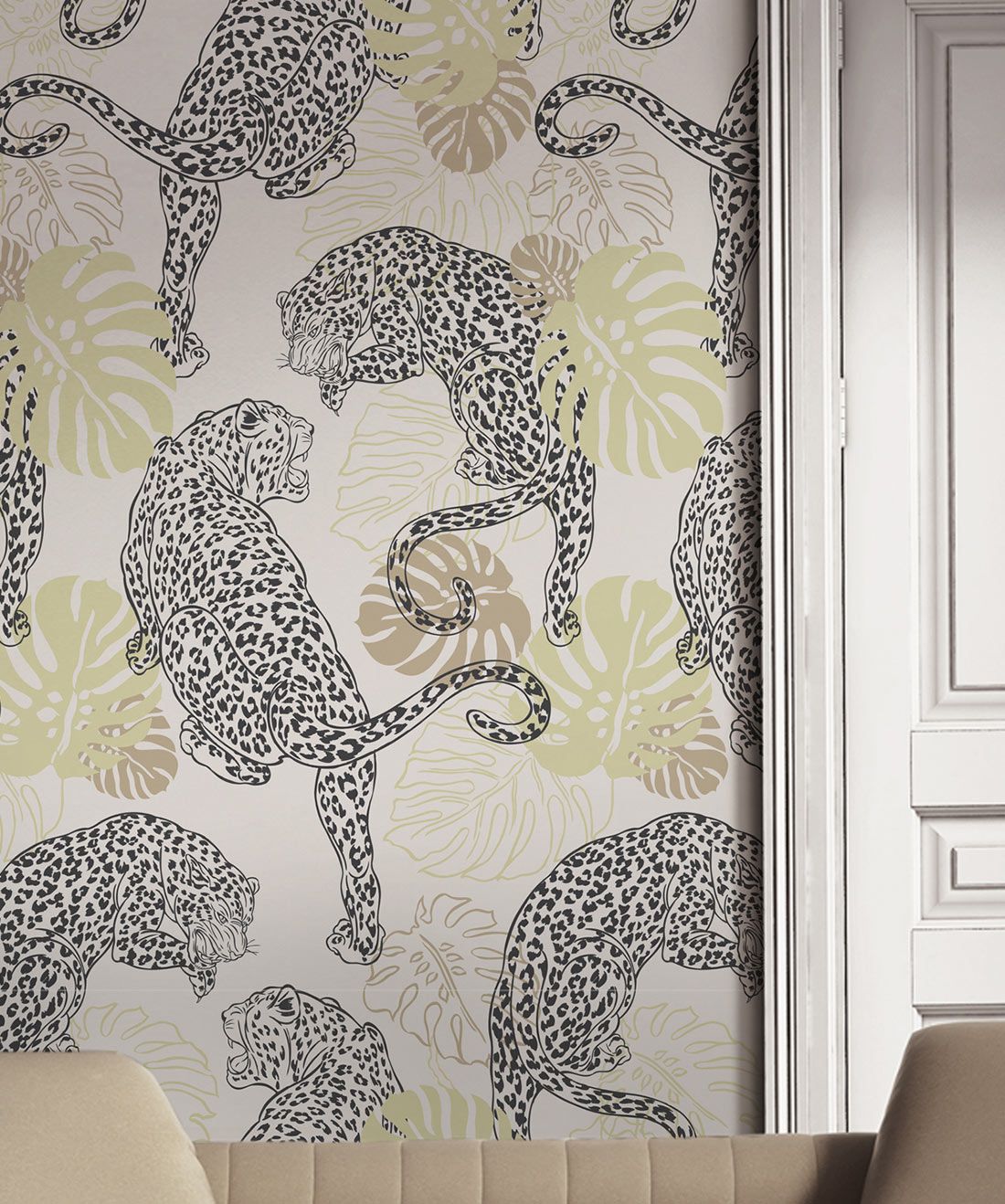 Epitome Décor Leopard HD 3D Wallpaper for Home , Living Hall [6 FT X  7FT]-[Epi_427_9792] : : Home Improvement
