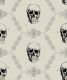 Skull & Bee in Bone is a gothic wallpaper
