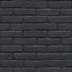 Amsterdam brick is a black brick wallpaper