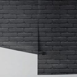 Amsterdam brick is a black brick wallpaper