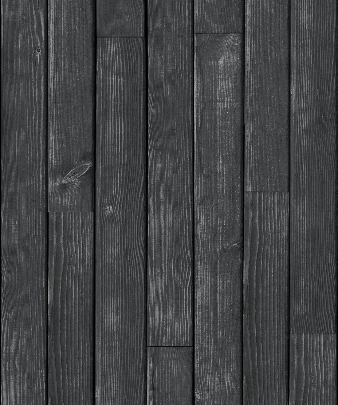 Black wooden boards wallpaper