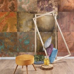 Bronze and copper is a metal wallpaper